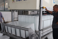 เครื่องทำน้ำแข็งบล็อก 5T สำหรับตู้เย็น เครื่องบล็อกน้ำแข็งระบายความร้อนโดยตรง indutstrial type