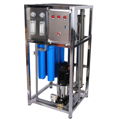 ระบบ Reverse Osmosis สแตนเลส 500LPH สำหรับการบำบัดน้ำ