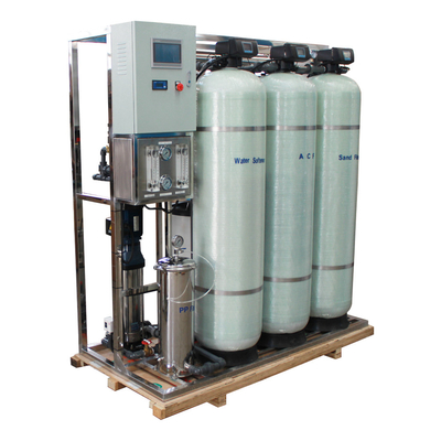 การผลิตน้ำบริสุทธิ์ระบบ Reverse Osmosis 1500L/H กำจัดแบคทีเรียเกลือ 97%
