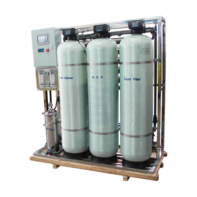 ระบบกรองน้ำ RO อัตโนมัติ 1500L/Hr ขจัดคลอรีนสำหรับน้ำดื่ม