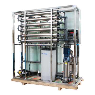 2000L/Hr RO ระบบ Reverse Osmosis ลบ 97% แบคทีเรียเกลือสำหรับน้ำบริสุทธิ์