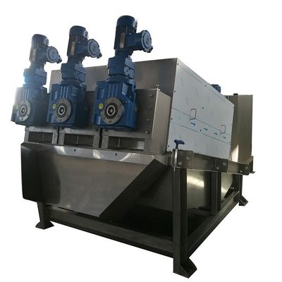SS304 SS316 Screw Sludge Dewatering Machine Sludge Dehydrator System ขาย