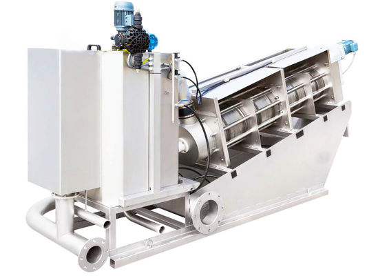 316L DAF Sludge Dewatering Machine เครื่องกดสกรู Sludge Dewatering Unit