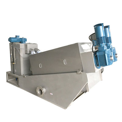 กากตะกอนตะกอน Dewatering เครื่องกดตัวกรองก้นหอย 304L วัสดุสแตนเลส