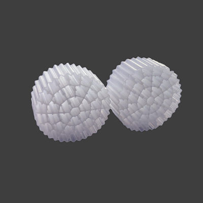 Mbbr สื่อกรองสำหรับการเพาะเลี้ยงสัตว์น้ำ: ขนาด 10*7 มม. สีขาว